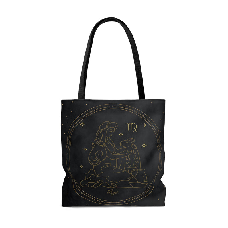 Virgo Zodiac Astrology Sign Weekender Large Reusable Tote Bag