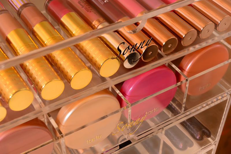 Worlds best Acrylic Beauty Box Makeup Organizer Cosmetics Cube the Original fully customizable 