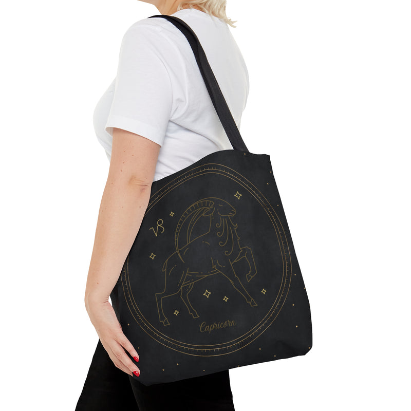 Capricorn Zodiac Astrology Sign Weekender Large Reusable Tote Bag
