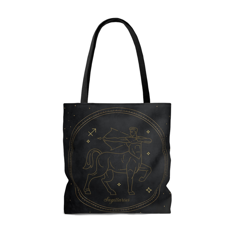 Sagittarius Zodiac Astrology Sign Weekender Large Reusable Tote Bag