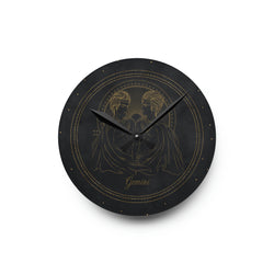Gemini Zodiac Astrological Astrology Sun Sign Acrylic Wall Clock