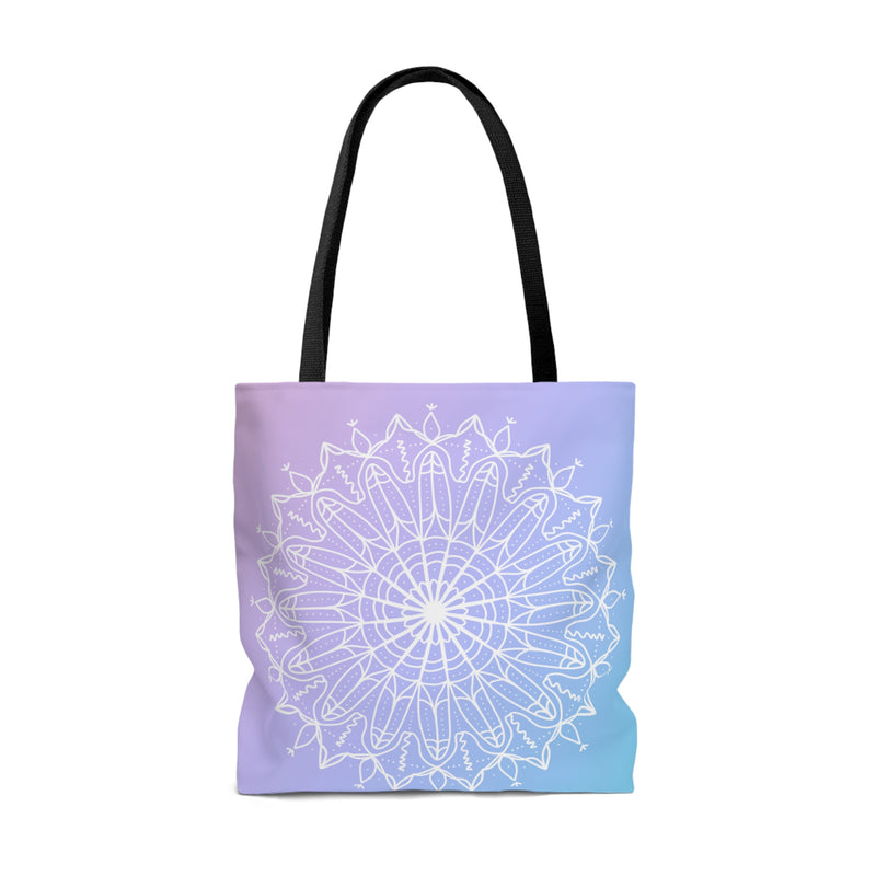 Sacred Geometry Mandala Spiritual Enlightenment Reusable Tote Bag