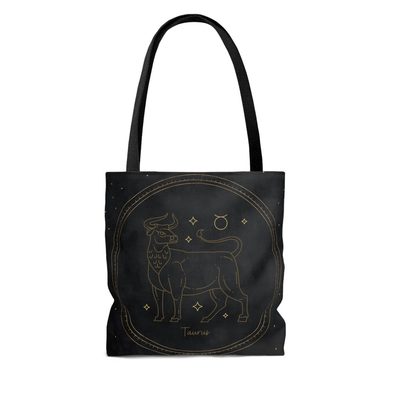 Taurus Bull Zodiac Astrology Sign Weekender Large Reusable Tote Bag