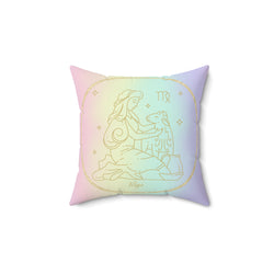 Virgo Astrology Zodiac Sign Square Throw Pillow Spiritual Home Decor Accent Pillow