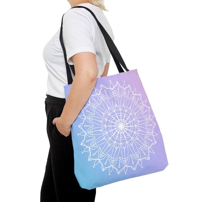 Sacred Geometry Mandala Spiritual Enlightenment Reusable Tote Bag