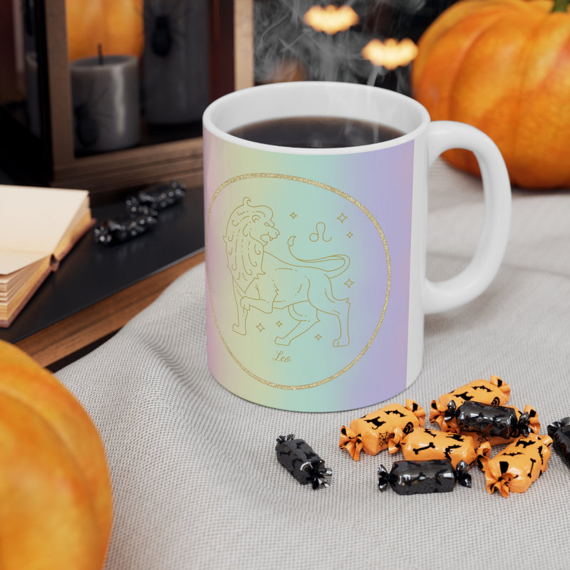 Leo Lion Zodiac Astrological astrology Sun Sign Ceramic Coffee Mug 11oz
