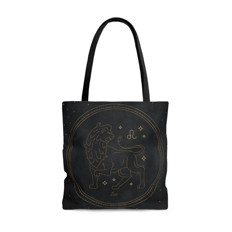 Leo Lion Zodiac Astrology Sign Weekender Large Reusable Tote Bag