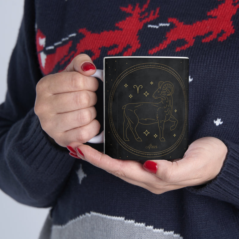 Aries Zodiac Astrological astrology Sun Sign Ceramic Coffee Mug 11oz