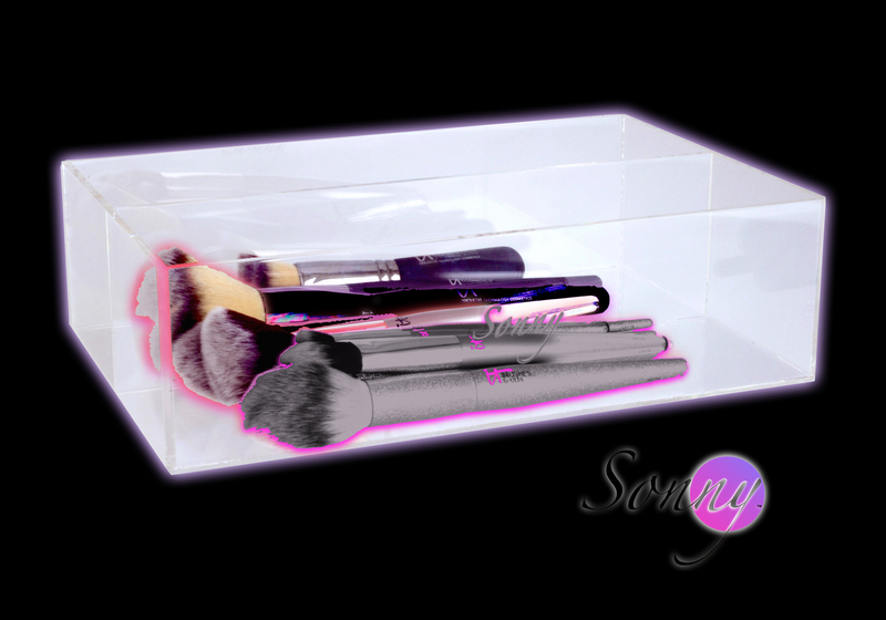 Makeup Organizer Brush Holder Ikea Alex Drawer Divider Sonny Cosmetics It Cosmetic Brushes Acrylic 